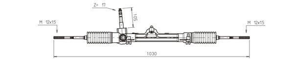 GENERAL RICAMBI Stūres mehānisms FI4111